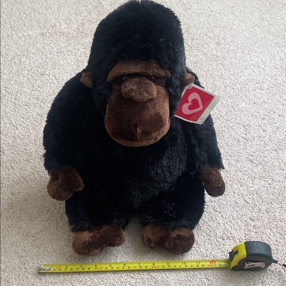 dandee Other - Adorable Black and Brown Gorilla Plush